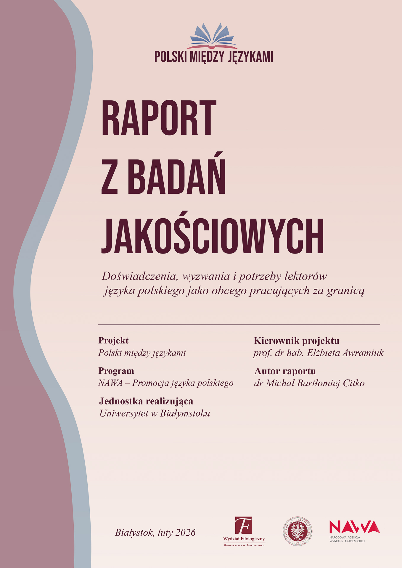 Raport - okładka
