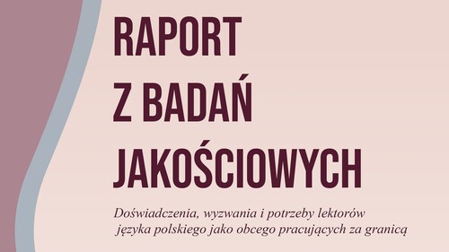 Raport - okładka